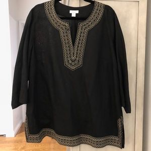Charter Club linen tunic